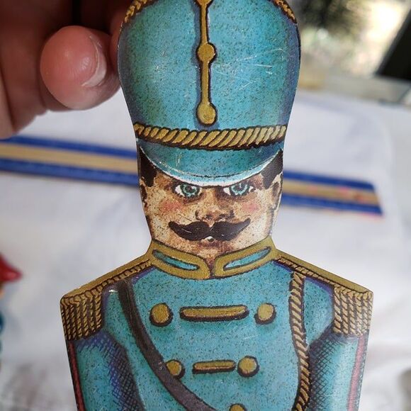 3 Vintage Christmas Tree Soldier Ornaments Drummer Boy Holiday - Picture 9 of 10